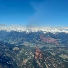 Flugwegposition um 11:30:54: Aufgenommen in der Nähe von Gemeinde Gitschtal, Gitschtal, Österreich in 2942 Meter